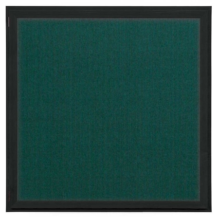 United Visual Products Outdoor Enclosed Combo Board, 72"x36", Black Frame/Blue & Cork UVCB7236ODB-BLUE-CORK